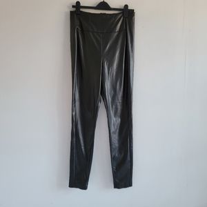 Guess Black Faux Leather Leggings